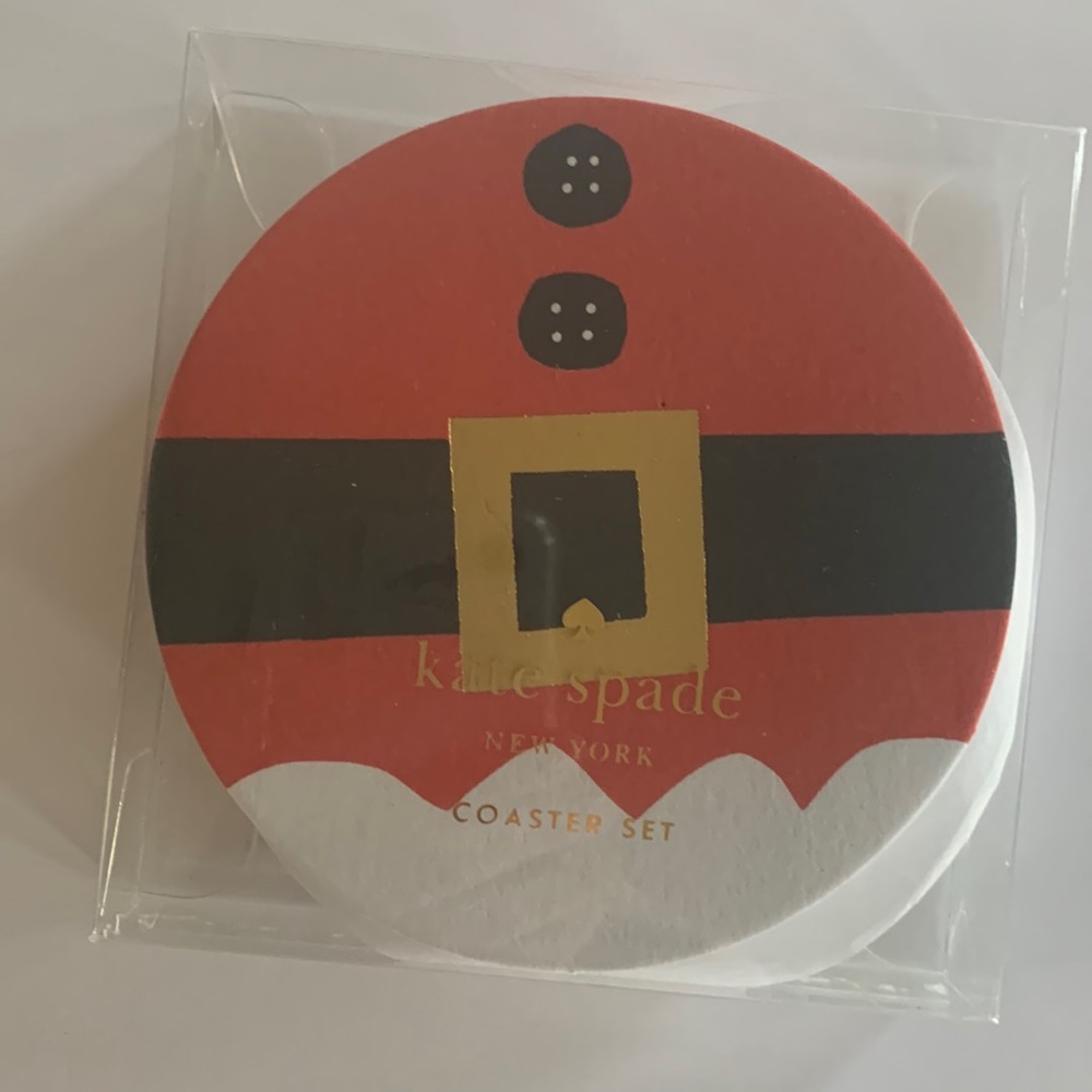 kate spade HOLIDAY COASTERS